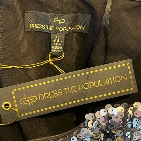 DRESS THE POPULATION Sloane Sequin Dress - Picture 5 of 6